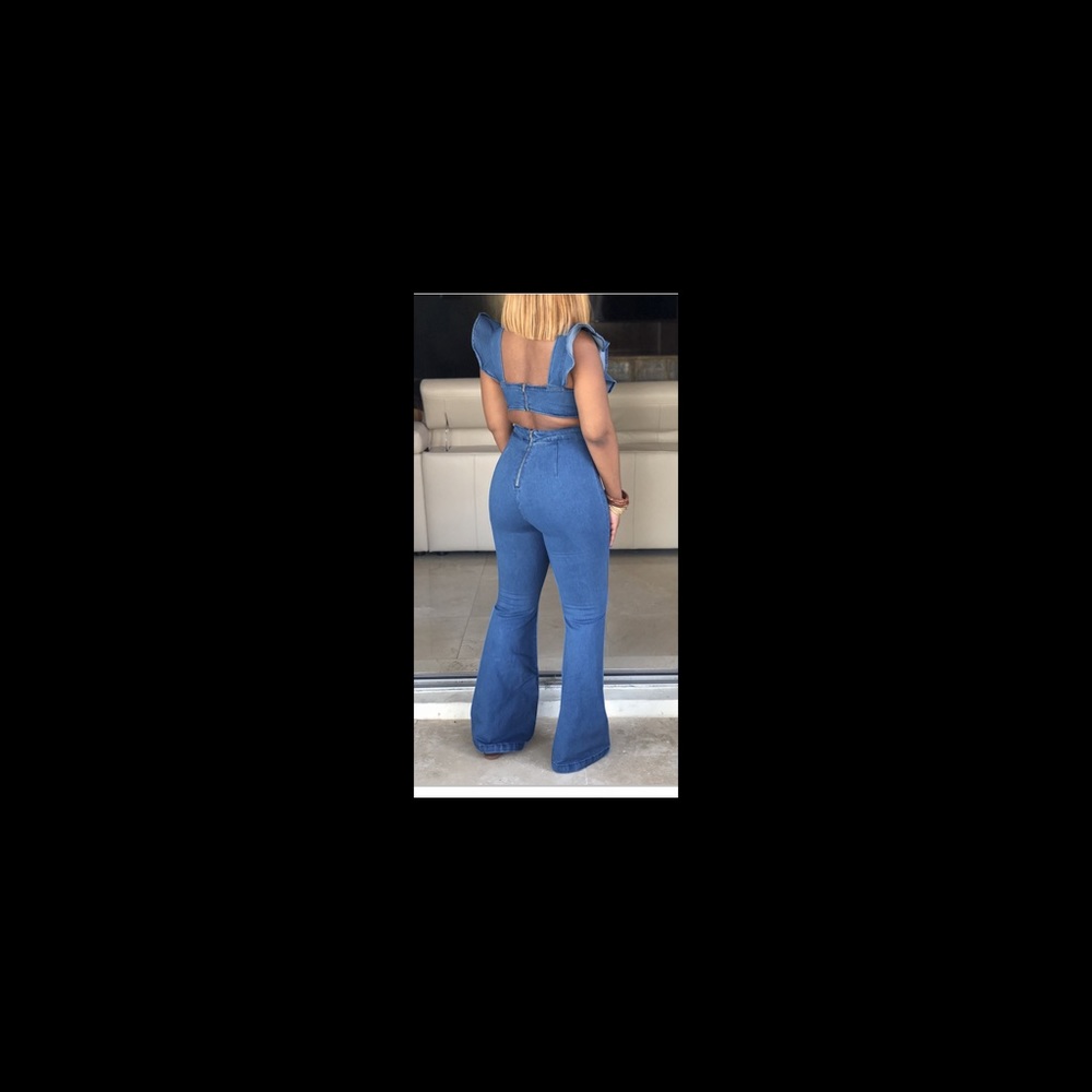 DenimDoll Jumpsuit! Super cute!